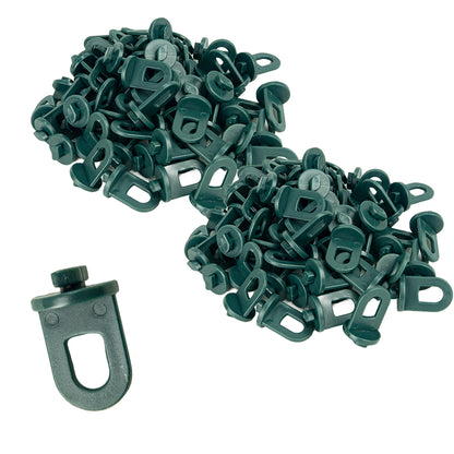 Woodside 240 Pack Greenhouse Twist Clips | Heavy Duty Nylon Greenhouse Accessories