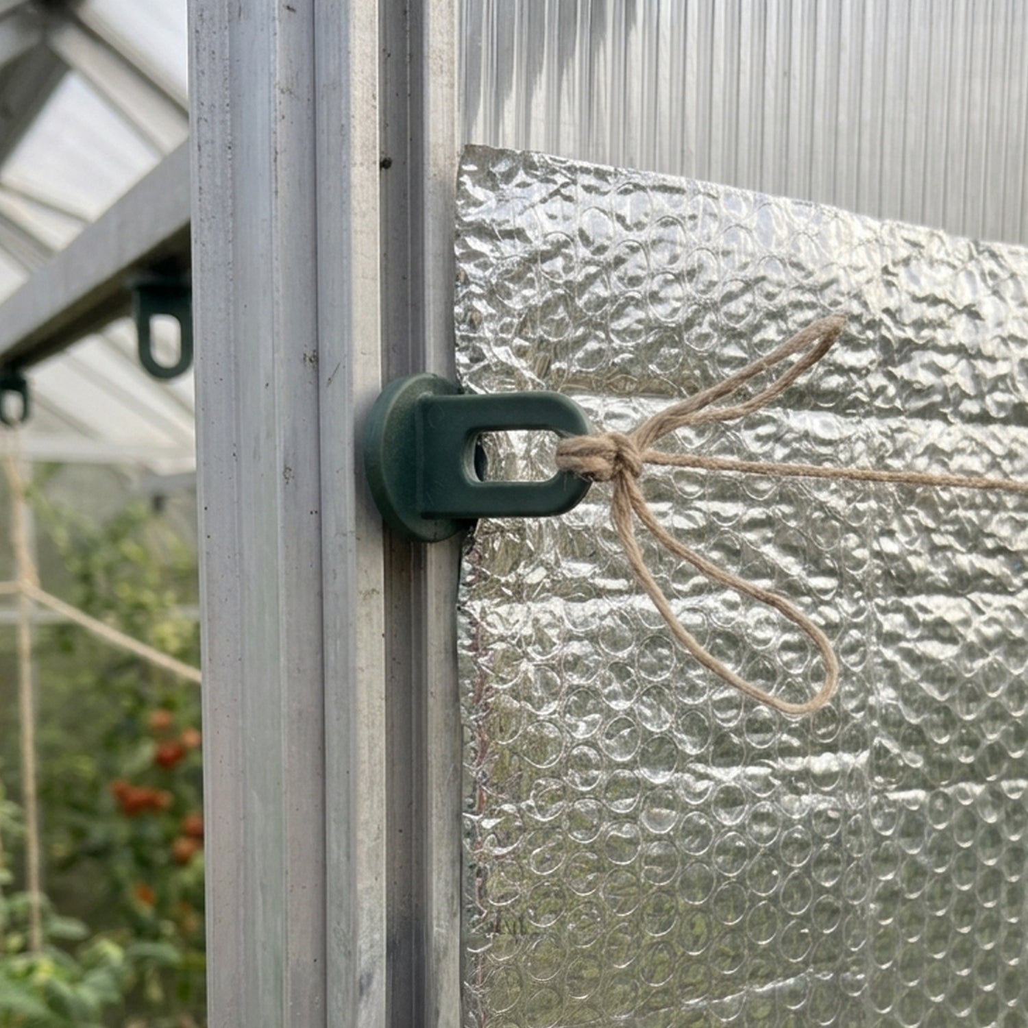 Woodside 120 Pack Greenhouse Twist Clips | Heavy Duty Nylon Greenhouse Accessories