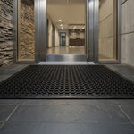 Woodside Anti Fatigue Rubber Entrance Mat | 1.5m x 0.9m Heavy Duty