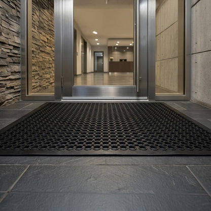 Woodside Anti Fatigue Rubber Entrance Mat | 1.5m x 0.9m Heavy Duty