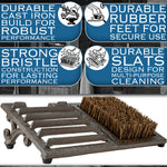 Woodside Vintage Cast Iron Boot Scraper Jack Brush | Boot Cleaner