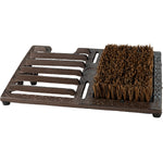 Woodside Vintage Cast Iron Boot Scraper Jack Brush | Boot Cleaner