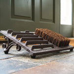 Woodside Vintage Cast Iron Boot Scraper Jack Brush | Boot Cleaner