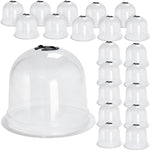 Woodside Garden Plant Bell Cloche 20 Pack | Plant Protection Covers with Adjustable Vent & Grounding Spikes