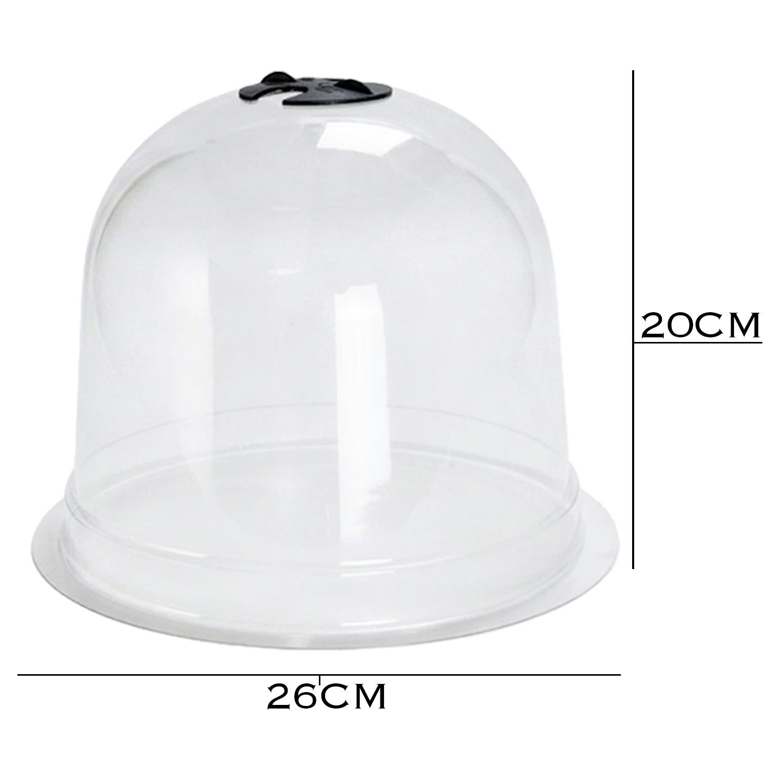Woodside Garden Plant Bell Cloche 10 Pack | Plant Protection Covers with Adjustable Vent & Grounding Spikes
