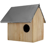 Woodside Wooden Squirrel Nest Box with Metal Roof | Large Garden Squirrel Habitat
