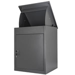 Woodside Outdoor Parcel Delivery Drop Box | Large Capacity Secure Home & Garden Post Box