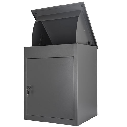 Woodside Outdoor Parcel Delivery Drop Box | Large Capacity Secure Home & Garden Post Box