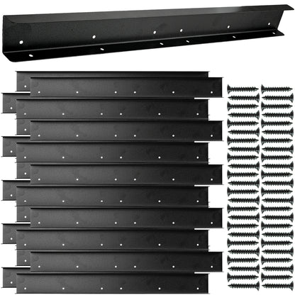 Woodside Black Fence Trellis Extension Arms 20 Pack | 240 Screws Included