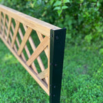 Woodside Black Fence Trellis Extension Arms 10 Pack | 120 Screws Included
