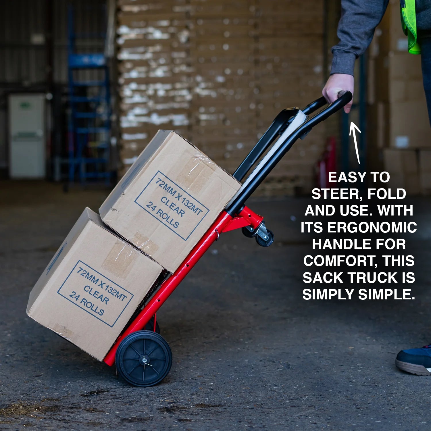 Sack Truck Trolley Heavy Duty Multi Purpose Industrial Folding Hand Cart