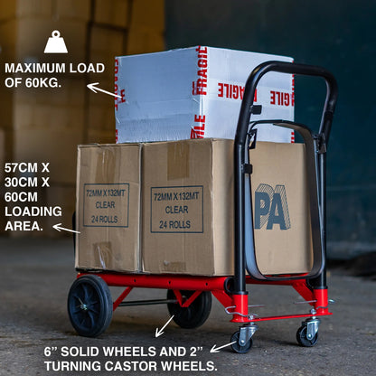 Sack Truck Trolley Heavy Duty Multi Purpose Industrial Folding Hand Cart