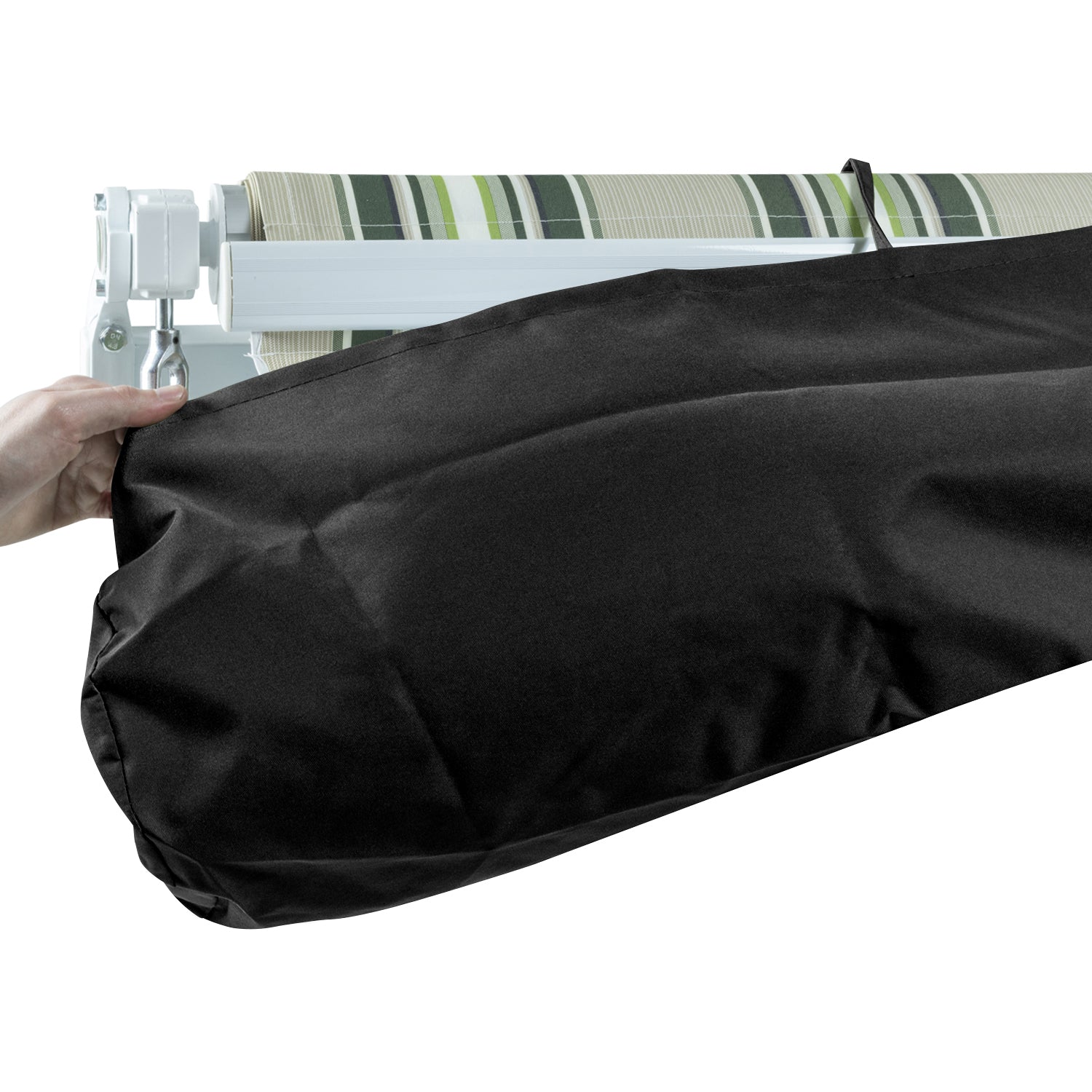 Woodside waterproof protective cover for patio awnings, ideal for winter storage and canopy shelter protection.