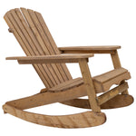 Woodside 2 Pack Adirondack Rocking Chairs – Wooden Outdoor Garden & Patio Furniture