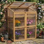 Woodside Outdoor Wooden Plant Flower Vegetable Cold Frame Cupboard Growhouse