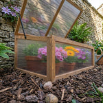 Woodside Outdoor Wooden Plant Flower Vegetable Cold Frame Growhouse