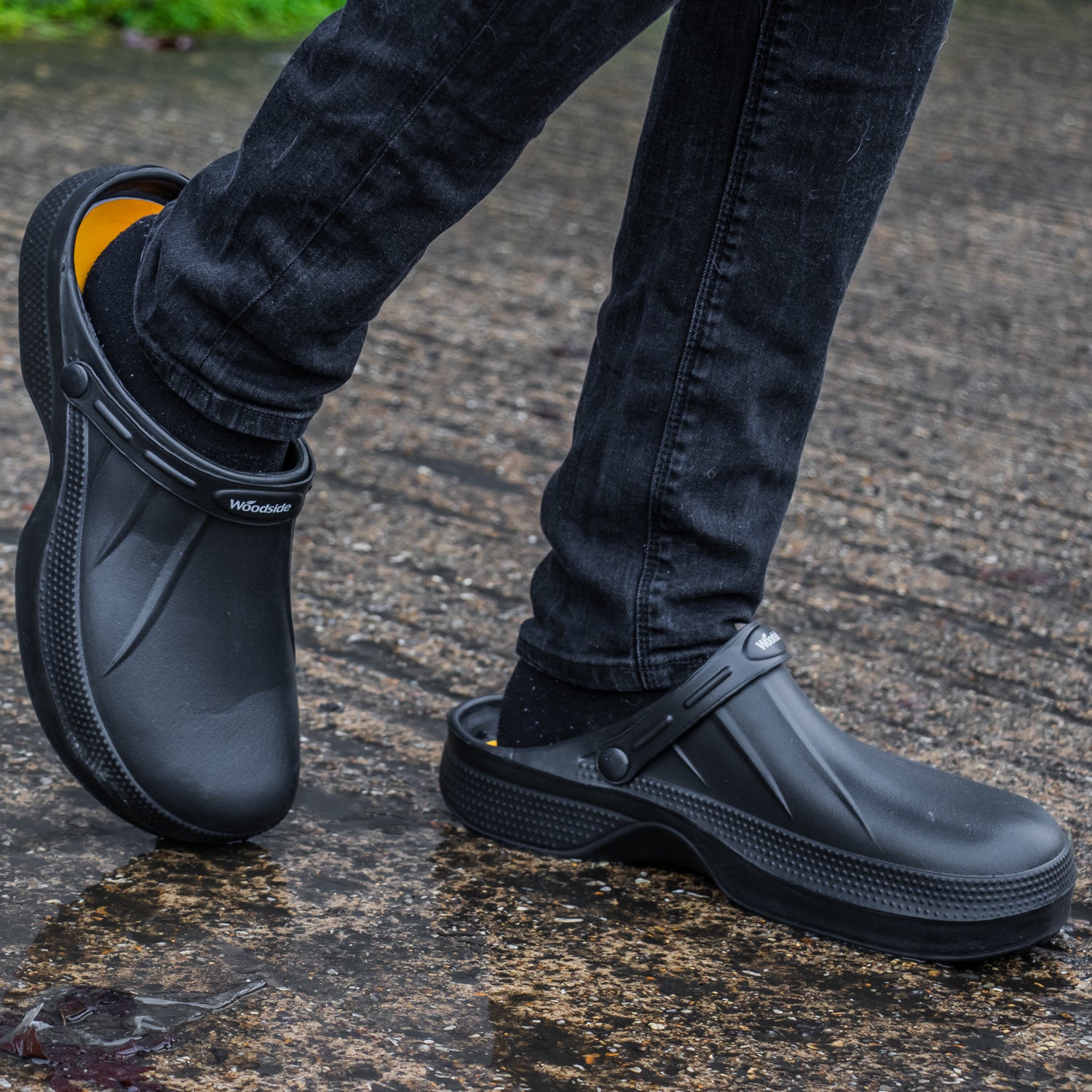 Woodside Menâ€™s/Womenâ€™s Slip On Garden Clog Mule Work Shoes