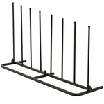Woodside Steel Wellington Boot Rack 4 Pairs Walking Shoe Storage Stand