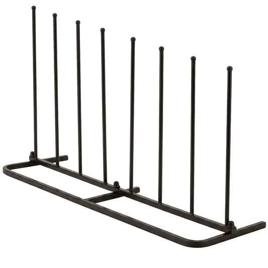 Woodside Steel Wellington Boot Rack 4 Pairs Walking Shoe Storage Stand