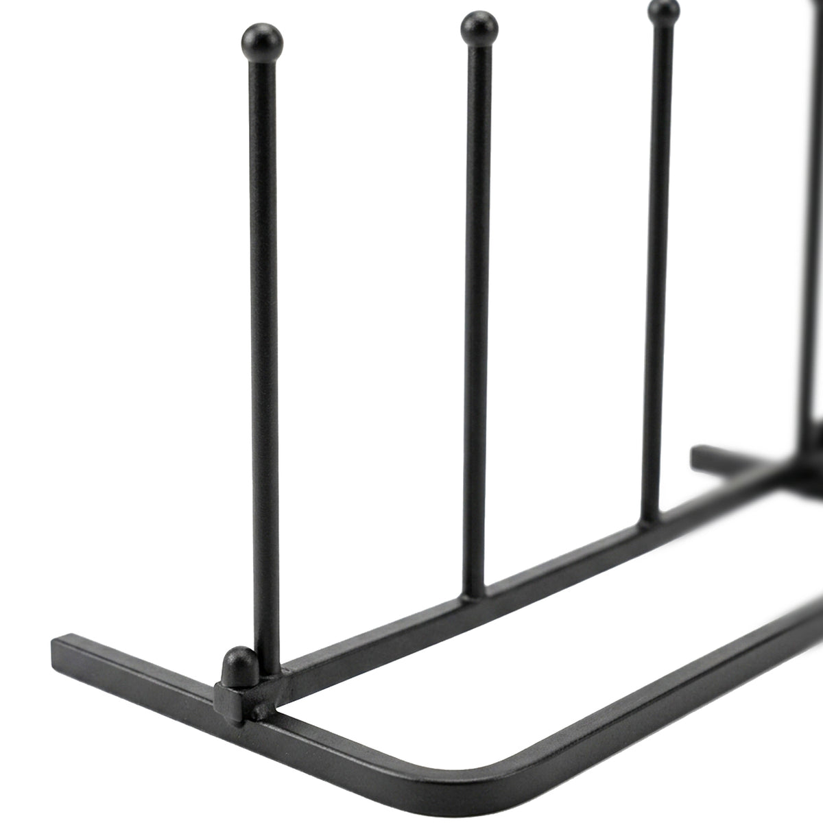 Woodside Steel Wellington Boot Rack 4 Pairs Walking Shoe Storage Stand