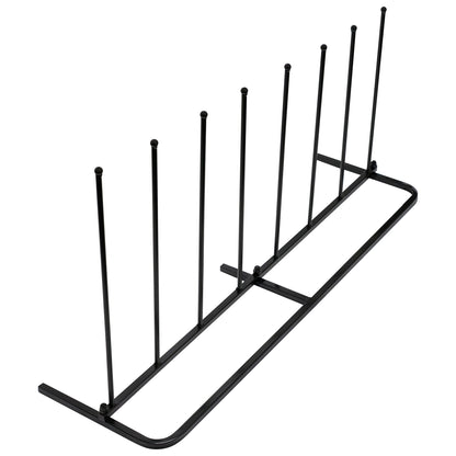 Woodside Steel Wellington Boot Rack 4 Pairs Walking Shoe Storage Stand