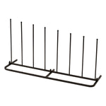 Woodside Steel Wellington Boot Rack 4 Pairs Walking Shoe Storage Stand