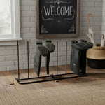 Woodside Steel Wellington Boot Rack 4 Pairs Walking Shoe Storage Stand