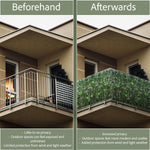 Woodside Artificial Maple Hedge Roll 1m x 3m – Garden Fence Privacy Screen & Decorative Greenery