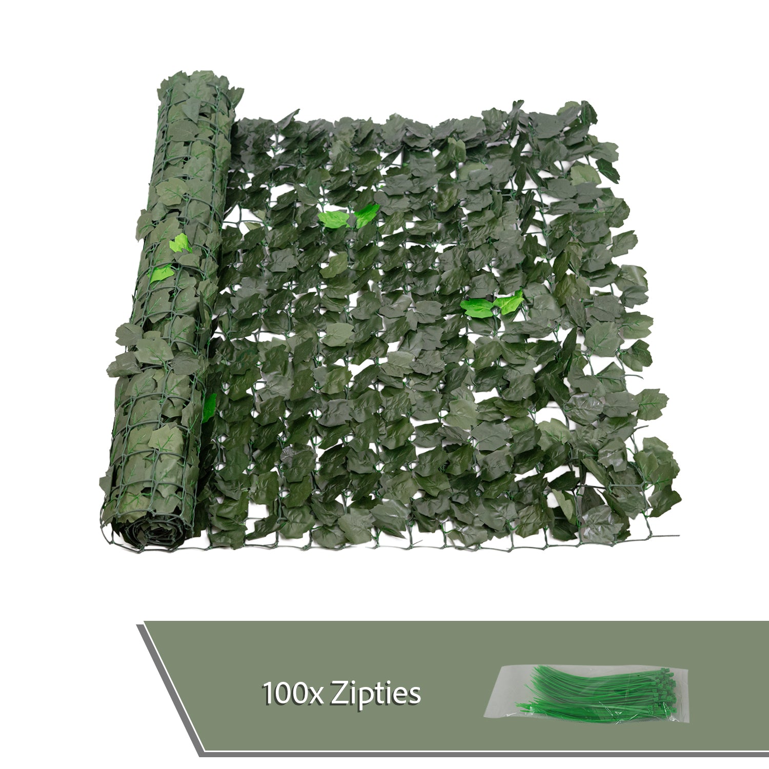 Woodside Artificial Maple Hedge Roll 1m x 3m – Garden Fence Privacy Screen & Decorative Greenery