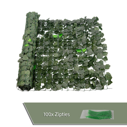 Woodside Artificial Maple Hedge Roll 1m x 3m – Garden Fence Privacy Screen & Decorative Greenery