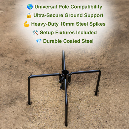 Woodside Universal Bird Feeding Station Stabiliser, Heavy Duty, Fits 28mm Pole