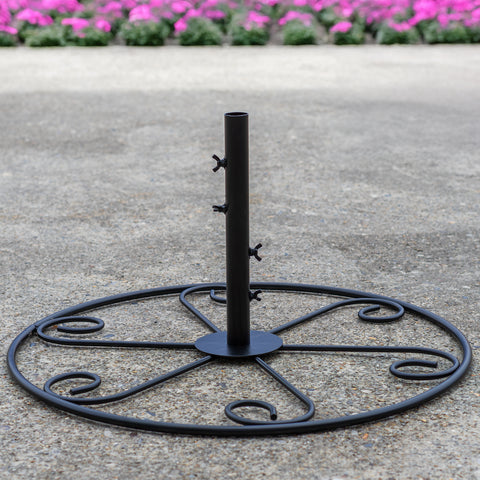 Woodside Heavy Duty Bird Feeding Station Patio Stand, Large 60cm Diameter Base