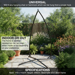 Woodside Steel Stand for Hanging Chairs/Hammocks