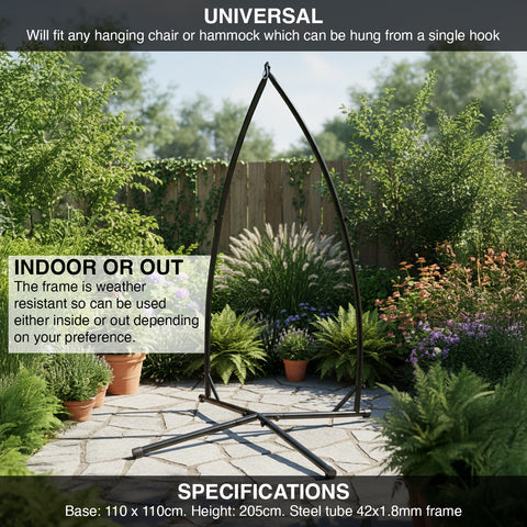 Woodside Steel Stand for Hanging Chairs/Hammocks