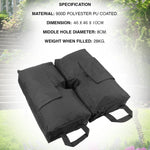 Woodside Square Umbrella Base Weight Sand Bag for Garden Cantilever Parasols - 28kg Filled