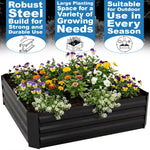 Raised Garden Planter Steel Grow Bed for Plants/Veg/Herbs 300L Planting Box