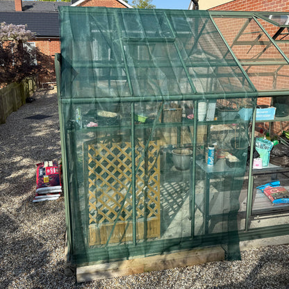 Woodside Garden Fencing Windbreak Mesh Shade Netting | UV Sun Protection, Greenhouse/Growhouse Plant Cover 2x5m