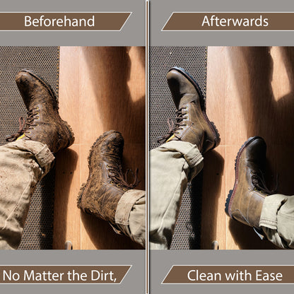 Woodside Cast Iron Hedgehog Boot Brush & Scraper