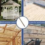 Woodside Hex Head Exterior Decking/Landscaping Sleeper Bed Fixing Screws, Pack of 50