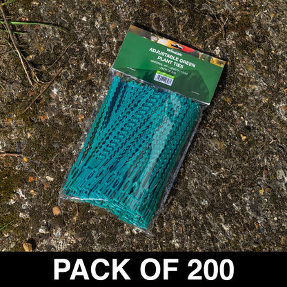 Adjustable Garden Plant Ties Durable/Reusable Green Trellis Support Ties x 200