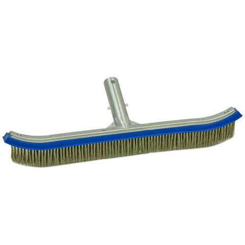 Woodside 18â€ Aluminium Swimming Pool Cleaning Brush Head Stainless Steel Bristles