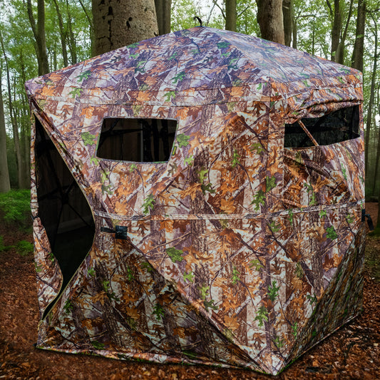 Nitehawk 2-3 Person Pop Up See Through 270 Degree Hunting Blind/Shooting Tent