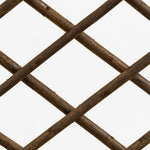 Woodside Expanding 180 x 90cm Willow Fan Wall Trellis - 2 Pack