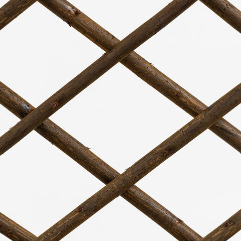 Woodside Expanding 180 x 90cm Willow Fan Wall Trellis - 2 Pack