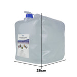 Andes 2 x 20L Collapsible Water Containers – BPA Free Foldable Camping & Festival Water Carrier with Tap