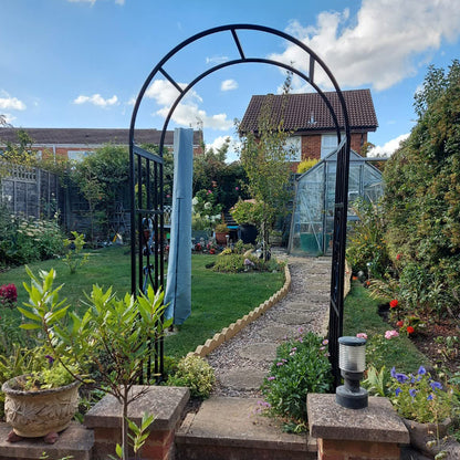 Woodside Ingworth Decorative Metal Garden Rose Arch