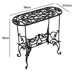 Woodside Heavy Duty Cast Iron Indoor/Outdoor XL Plant Pot Display Stand