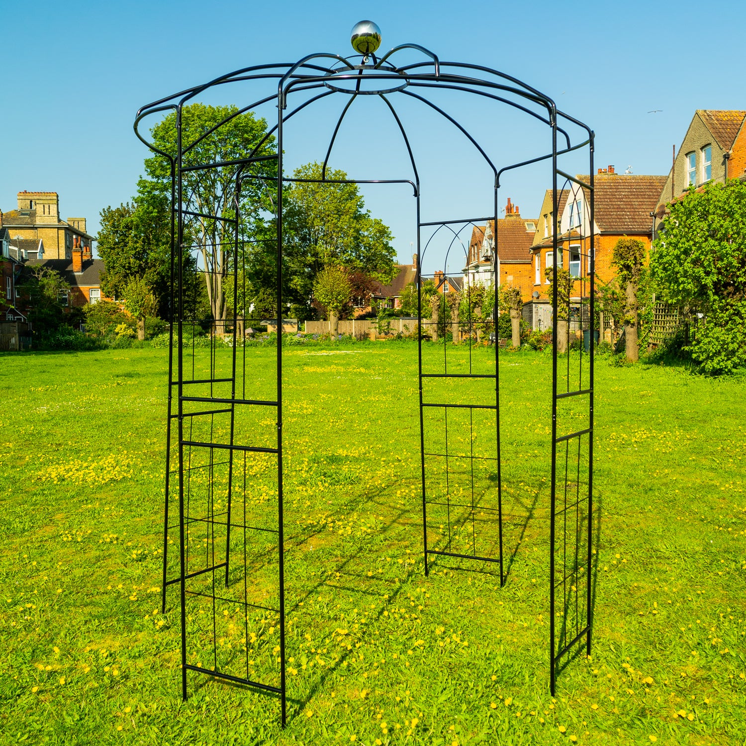 Woodside Santon Metal Garden Birdcage Pergola