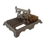 Woodside Victorian Cast Iron Boot Scraper & Brush – Durable Outdoor Mud Cleaner for Garden & Home Entrances