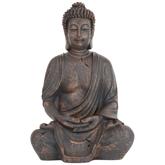 Woodside 37cm Tall Indoor/Outdoor Meditating Buddha Statue Decoration Statuary DÃ©cor Ornament